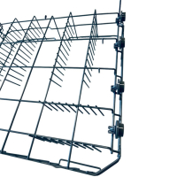 Корзина нижняя в сборе для посудомоечной машины 60 см, Korting, Midea, Hansa, Brandt 1045617, as0073848, 12976000006251