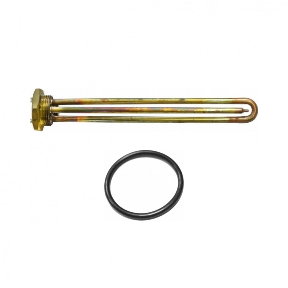 Комплект ТЭН 2,5 кВт (2500 Вт) RDT, резьбовой 42 мм для Ariston, De Luxe, Real, Thermex, под анод М6 + прокладка, 20248K2 Комплект ТЭН 2,5 кВт (2500 Вт) RDT, резьбовой 42 мм для Ariston, De Luxe, Real, Thermex, под анод М6 + прокладка, 20248K2