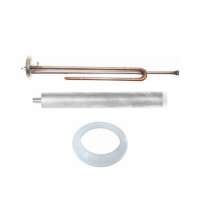 Комплект ТЭН 2кВт (2000Вт) RF для водонагревателя ATT, Termolux + прокладка + анод, 10060K