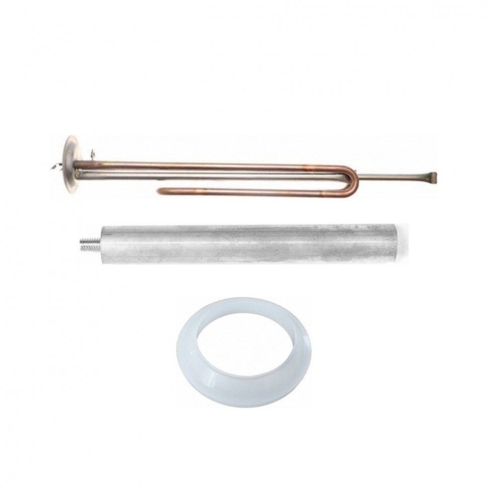 Комплект ТЭН 2кВт (2000Вт) RF для водонагревателя ATT, Termolux + прокладка + анод, 10060K