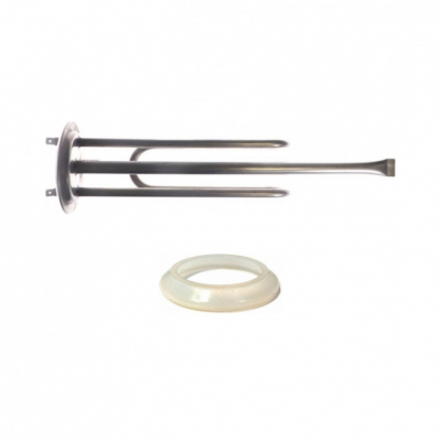 Комплект ТЭН 1,5 кВт (1500 Вт) RF для водонагревателя Thermex HIT, H, Garanterm, под анод М6, фланец 82мм, нерж. + прокладка, 10079K1