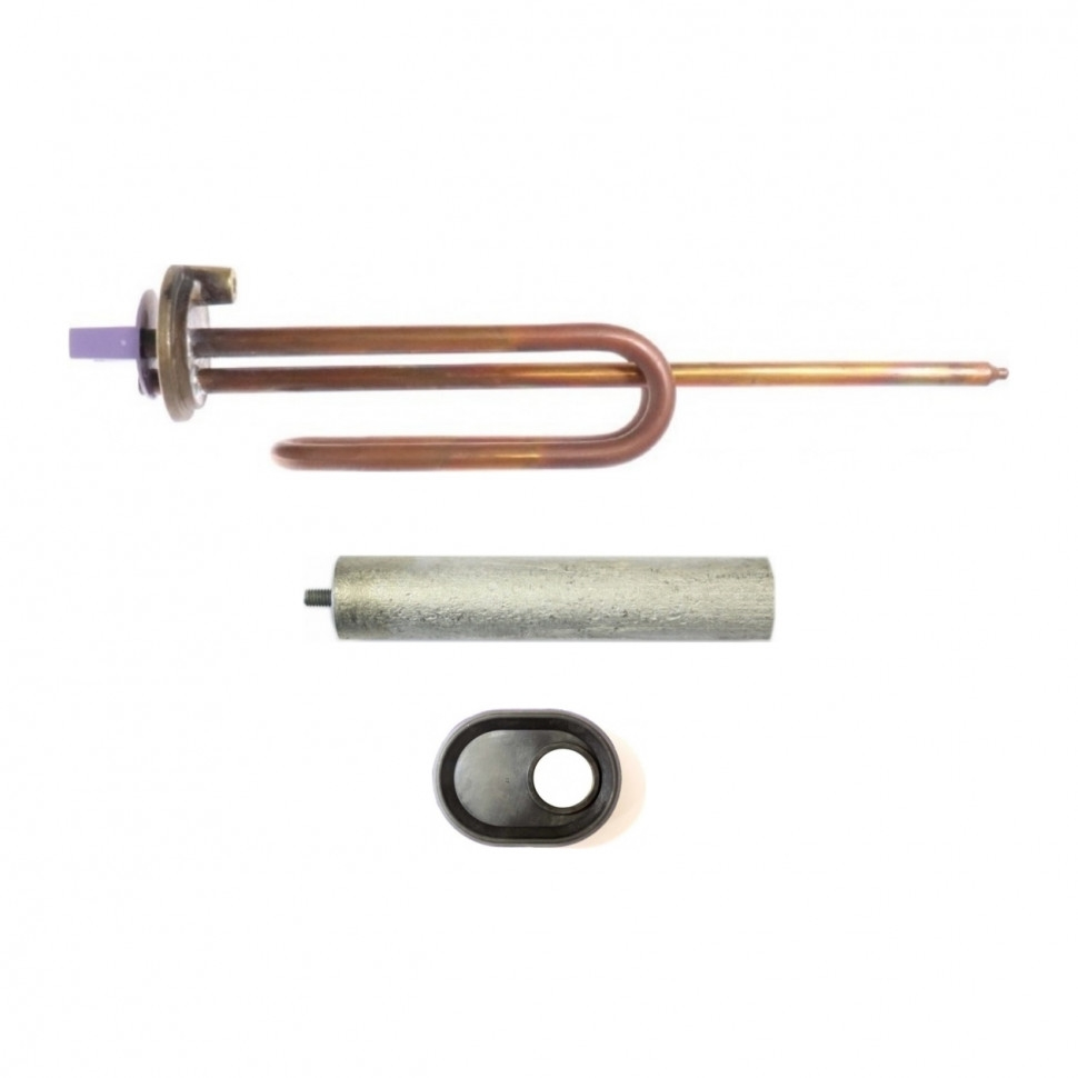 Комплект ТЭН 2 кВт (2000 Вт) RCA для водонагревателя Ariston + прокладка + анод, R10026K Комплект ТЭН 2 кВт (2000 Вт) RCA для водонагревателя Ariston + прокладка + анод, R10026K