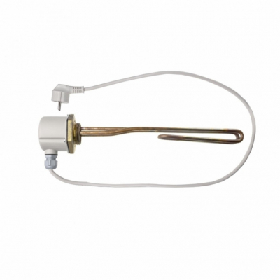 Комплект ТЭН 2,5кВт (2500Вт) RCT для Nibe, Baxi, Termica  резьбовой G1 1/2" + стержневой термостат + индикаторная лампа + крышка + сетевой шнур, 3401363