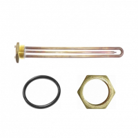 Комплект ТЭН 1,5кВт (1500Вт) RDT, резьбовой 42мм для Ariston, De Luxe, Real, Thermex + прокладка + контргайка, 182200, R182222K