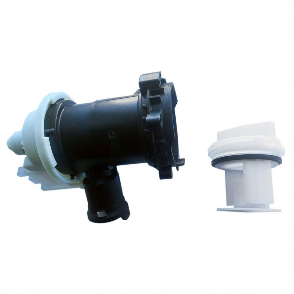 Сливной насос (помпа) для стиральной машины Bosch Maxx, Logixx, Sensitive, Siemens, 30W, 4 защёлки, с улиткой в сборе, KEBS111