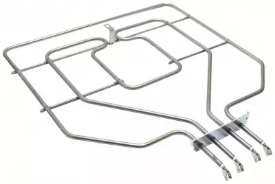 ТЭН 2200W для духовки плиты Bosch (1050W+1150W), верхний, 375х365мм (20.25899.070), 448351
