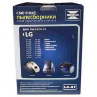 Комплект мешков LG-07 для пылесосов LG, с микрофильтром, v1035 Комплект мешков LG-07 для пылесосов LG, с микрофильтром, v1035