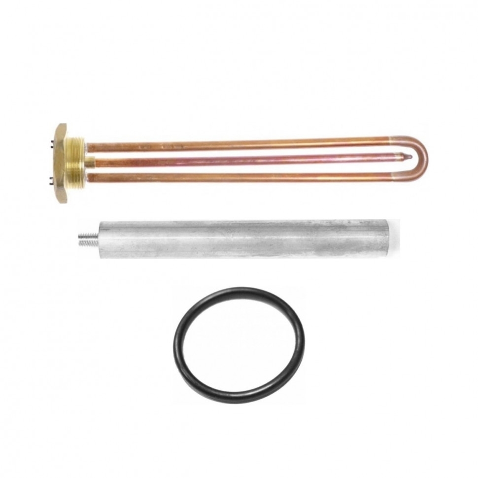Комплект ТЭН 2 кВт (2000 Вт) RDT, резьбовой 42 мм для Ariston, De Luxe, Real, Thermex + прокладка + анод, 30220K1 Комплект ТЭН 2 кВт (2000 Вт) RDT, резьбовой 42 мм для Ariston, De Luxe, Real, Thermex + прокладка + анод, 30220K1