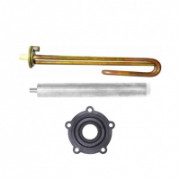 Комплект ТЭН 2,5кВт (2500Вт) RCF для водонагревателя Ariston + прокладка + анод, R184178K4