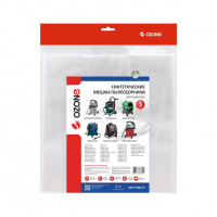 Мешки-пылесборники с увеличенным объемом, для пылесосов AEG, Bosch, Eibenstock синтетические, 3 шт, Ozone, MXT-3081/3NZ