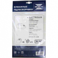 Комплект мешков EL-06 к пылесосам Electrolux, с микрофильтром, v1029 Комплект мешков EL-06 к пылесосам Electrolux, с микрофильтром, v1029