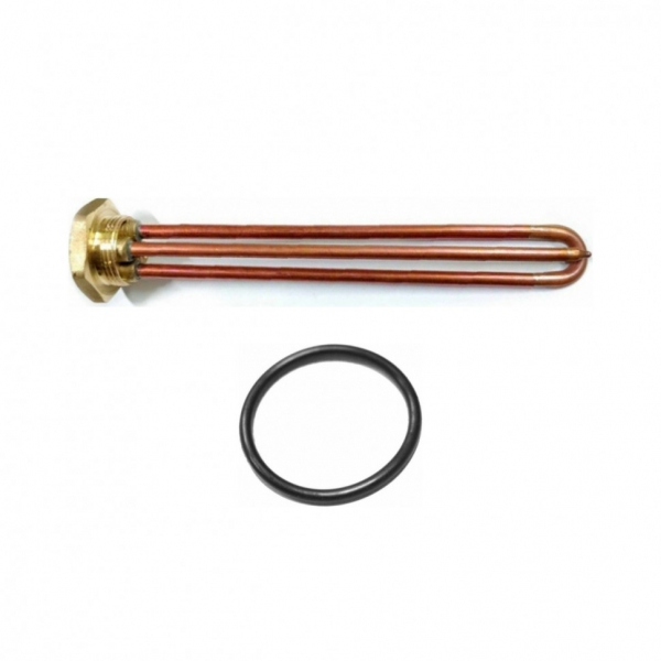 Комплект ТЭН 2кВт (2000Вт) RDT, резьбовой 42мм для Ariston, De Luxe, Real, Thermex, под анод М6 + прокладка, 282014K2