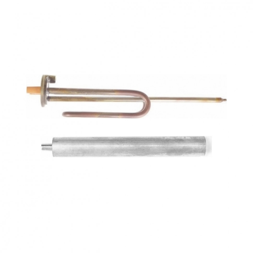 Комплект ТЭН 1,5кВт (1500Вт) RCF для водонагревателя Ariston, Thermex ES, ER + анод, R184280K1