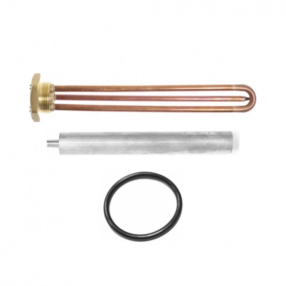Комплект ТЭН 1,2кВт (1200Вт) RDT, резьбовой 42мм для Ariston, De Luxe, Real, Thermex + прокладка + анод, 282232K1