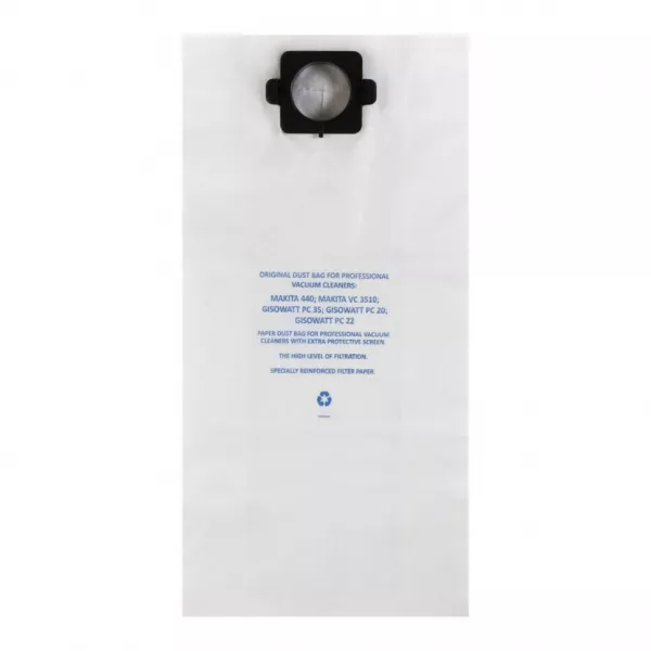Мешки-пылесборники для пылесосов Gisowatt, Makita бумажные, 2 шт, AirPaper, P-309/2NZ