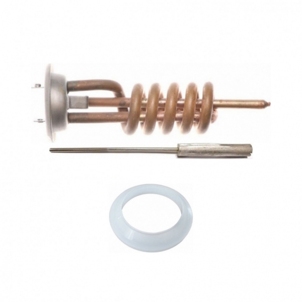 Комплект ТЭН 2кВт (2000Вт) RF для водонагревателя Thermex, Garanterm, контакты под винт + прокладка + анод, 10055K